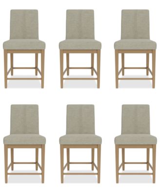 Furniture - Davie 6 Pc. Dining Counter Height Chair Set