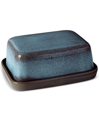 Villeroy & Boch - Lave Glac&eacute; Covered Butter Dish