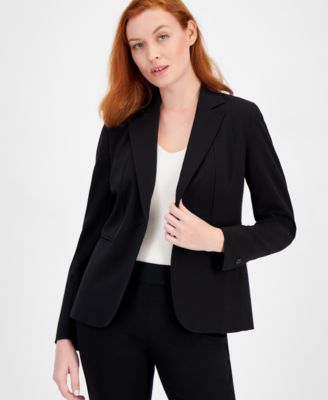 Anne Klein - Petite Sabre Stretch One-Button Jacket