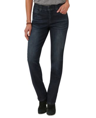 Democracy - Petite "Ab"solution Straight-Leg Jeans