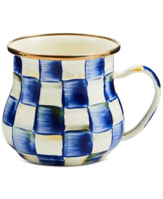 MacKenzie-Childs - Royal Check Enameled Steel Mug