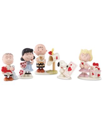Peanuts 5-Piece Valentine's Day Figurine Set, Exclusively at Macy’s image