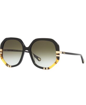 Chloe - Women's Rectangle Sunglasses, CH0105S 6N000422