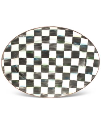 MacKenzie-Childs - Courtly Check Enameled Medium Oval Platter