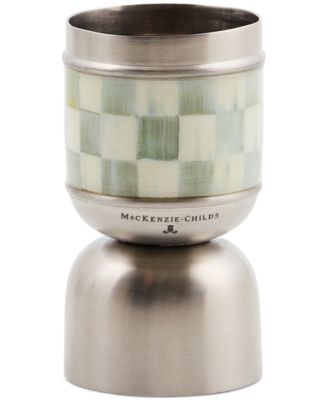 MacKenzie-Childs - Sterling Check 3260 Jigger