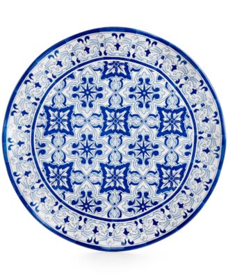 Talavera Azul Collection Melamine 16" Serving Platter  image