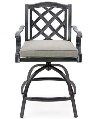 Wythburn Outdoor Firepit Bar Height Bar Stool, Created for Macy's image