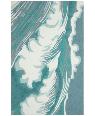 Liora Manne' - Capri Wave 8'x8'4" Round Area Rug