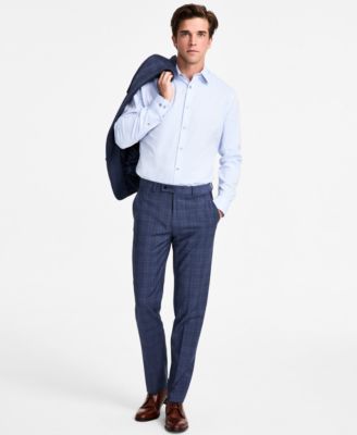 Calvin Klein - Men's Slim-Fit Wool Blend Suit Pants