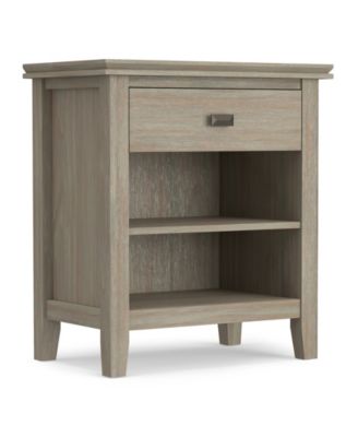 Simpli Home - Garner Bedside Table, Quick Ship