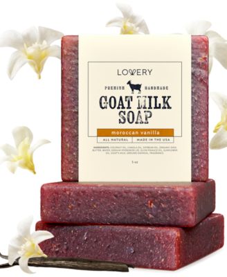 Lovery - 3-Pc. Goat Milk Soap Bars Set