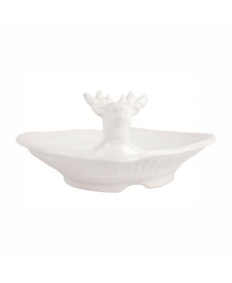 Pietra Natale Figural Deer Shallow Bowl image