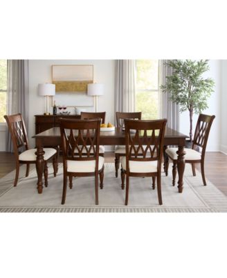 Macy's - Daria 7 Pc. Dining Set (Rectangular Table & 6 Side Chairs)