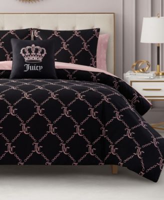Juicy Couture - Logo Link 8-Pc. Comforter Set, Full
