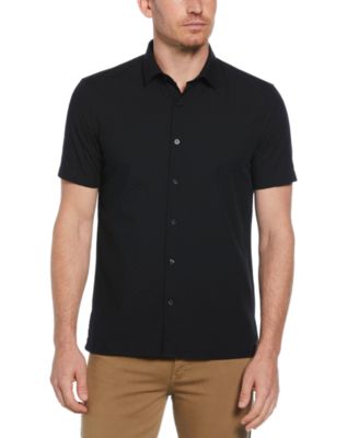 Perry Ellis - Men's Dobby-Weave Shirt