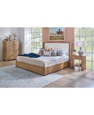Nordic 3 Pc. King Upholstered Set (Bed, Chest & Open Nightstand) image