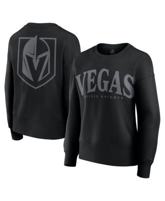 Fanatics - Women's Black Vegas Golden Knights Elements Flow Pullover Sweatshirt