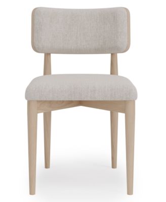 Macy's - Lunare Curved Upholstered Dining Chair