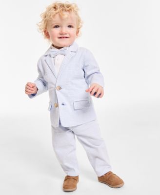 Baby Boys Seersucker Blazer, Exclusively at Macy's image