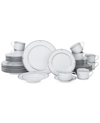 Mikasa - Porcelain 40-Pc. Regent Bead Dinnerware
