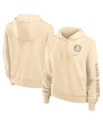 Nike - Women's Tan Florida State Seminoles One Performance Pullover Hoodie
