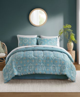 Macy's - Matteo Reversible Printed Comforter Set