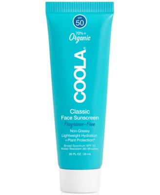 COOLA - Classic Face Sunscreen Lotion SPF 50, 0.85 oz.