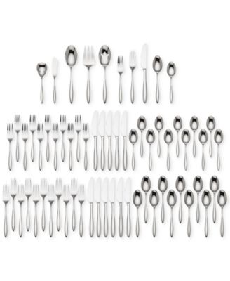 Macy's - Flatware, Sculpt 65 Piece Set