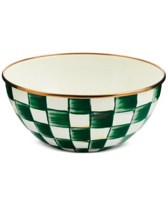 MacKenzie-Childs - Emerald Check Everyday Bowl, Small