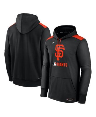 Nike - Men's Black San Francisco Giants Authentic Collection Performance Pullover Hoodie
