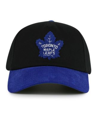 American Needle - Men's Black/Blue Toronto Maple Leafs Burnett Adjustable Hat