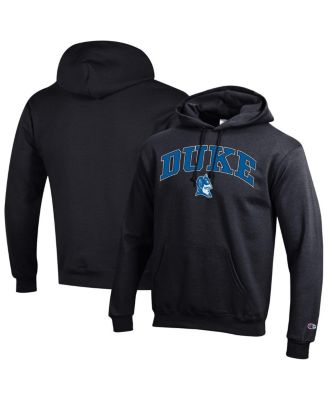 Champion - Men's&nbsp; Black Duke Blue Devils Arched Logo Fleece Pullover Hoodie