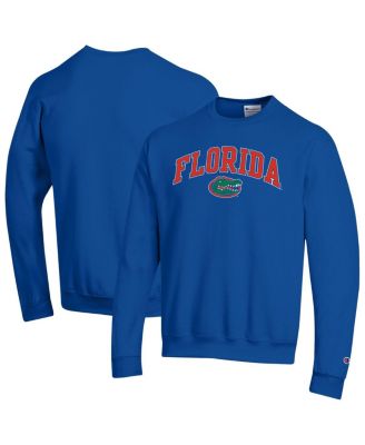 Champion - Men's&nbsp; Royal Florida Gators Arch Over Logo Pullover Sweatshirt