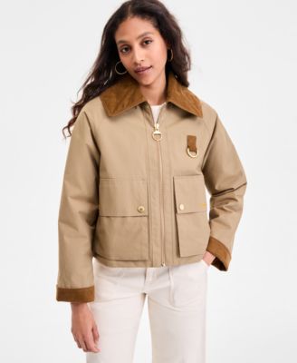 Barbour - Women's Nora Oversized-Collar Utility Jacket