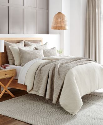 Levtex - Reede Muslin Textured 3-Pc. Comforter Sets