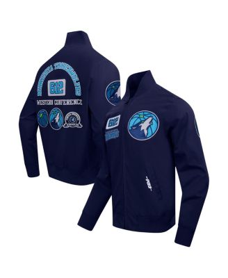 Pro Standard - Men's Navy Minnesota Timberwolves Area Code Twill Full-Zip Jacket