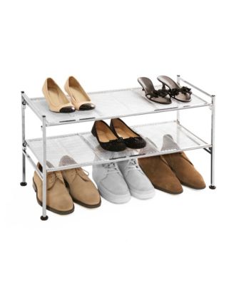 Seville Classics - 2Tier Mesh Shoe Rack
