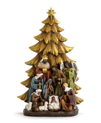 12.25" African American Nativity Scene image
