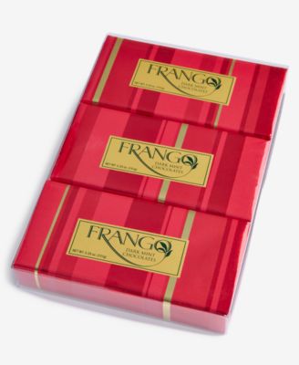 Frango Chocolates - Wrapped Dark Mint Chocolates Gift Boxes, 3 Pack