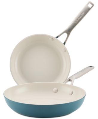 Hard-Anodized Ceramic Induction 2-Pc. Skillet Set image