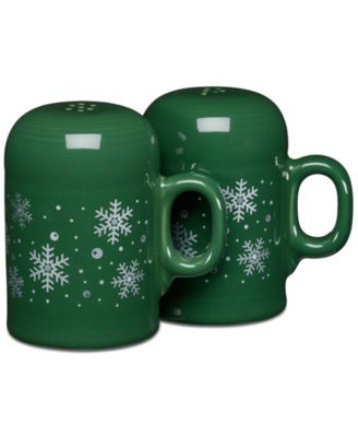 Jade Snowflakes Rangetop Large Salt & Pepper Shakers, Exclusively at Macy's image