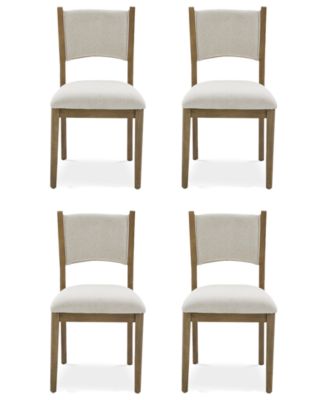 Nordic 4-Pc Upholstered Dining Chair Set image
