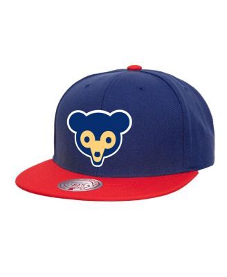 Mitchell & Ness - Men's Navy Chicago Cubs Cooperstown Collection Basic Flip Snapback Hat