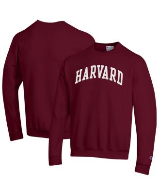 Champion - Men's Crimson Harvard Crimson Basic Arch Fleece Pullover Sweatshirt