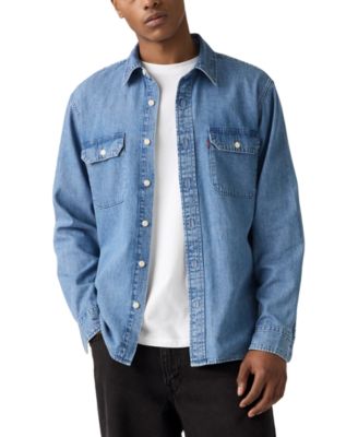 Levi's - Men's Relaxed Fit Long Sleeve Button Front Worker Shirt