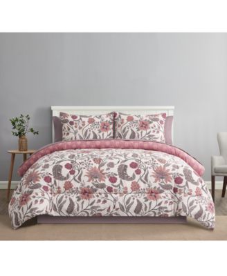 Macy's - Giada Floral Reversible Comforter Set