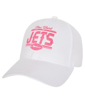 Outerstuff - Big Girls New York Jets All White Structured Adjustable&nbsp;Hat