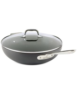 All-Clad - Hard-Anodized 12" Chefs Pan with Lid