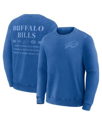 Fanatics - Men's Royal Buffalo Bills Deep Route Pullover Sweatshirt