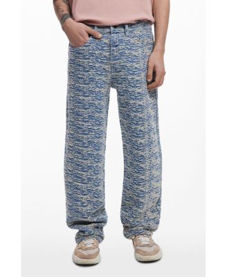 Men's Mottled denim trousers image